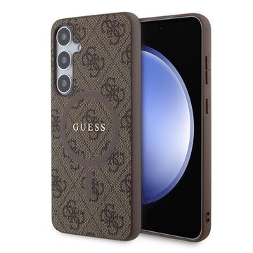 Samsung Galaxy S24+ Guess 4G Etui bague coloré - Compatible MagSafe