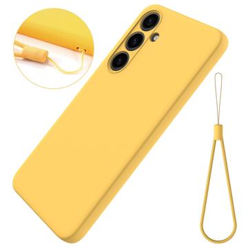 Coque Samsung Galaxy S24+ en Silicone Liquide (Emballage ouvert - Satisfaisant Bulk) - Jaune