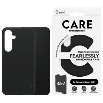 Coque Samsung Galaxy S24+ PanzerGlass Care Fearlessly Fashionable - Compatible MagSafe - Noire