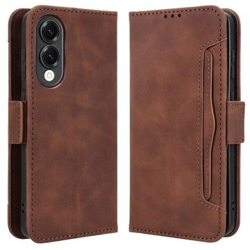 Étui portefeuille Samsung Galaxy S25 Edge Porte-Cartes - Marron