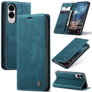 Étui Portefeuille Samsung Galaxy S25 Edge Caseme Série 013 - Bleu