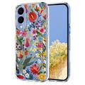 Coque Samsung Galaxy S25 Edge en TPU à motif floral - Lys