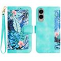 Étui floral avec fentes pour cartes de crédit pour Samsung Galaxy S25 Edge