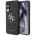 Coque Hybride Samsung Galaxy S25 Edge Guess 4G Big Metal Logo - Noire