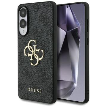 Coque Hybride Samsung Galaxy S25 Edge Guess 4G Big Metal Logo - Noire