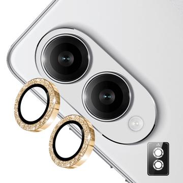 Protecteur Objectif Samsung Galaxy S25 Edge en Verre Trempé Hat Prince Glitter - Doré