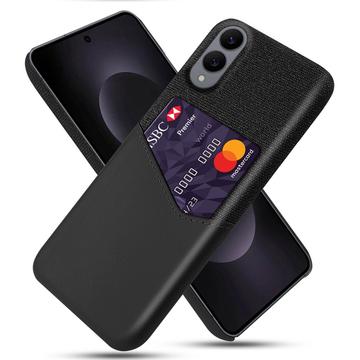 Coque Samsung Galaxy S25 Edge avec Porte-Cartes KSQ - Noire