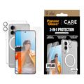 Samsung Galaxy S25 Edge PanzerGlass Care Flagship Ensemble 3-en-1 - Clair