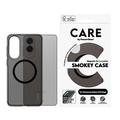 Coque Samsung Galaxy S25 Edge PanzerGlass Care Smokey Urban Combat - Compatible MagSafe - Noir transparent
