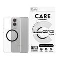 Coque Samsung Galaxy S25 Edge PanzerGlass Care Transparent Urban Combat - Compatible MagSafe - Noir