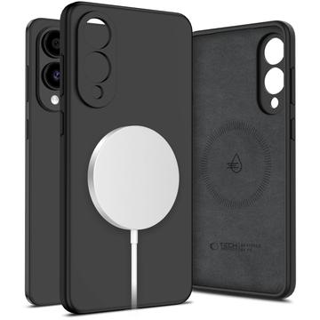 Coque Samsung Galaxy S25 Edge en silicone liquide Tech-Protect - Compatible MagSafe