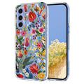 Coque Samsung Galaxy S25 FE en TPU à motif floral - Lys