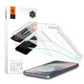 Protection d'écran Samsung Galaxy S25 FE Spigen Glas.tR EZ Fit Pro - 2 Pcs. - Clear