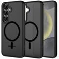 Coque Samsung Galaxy S25 FE Tech-Protect Magmat - Compatible MagSafe - Noir Mat