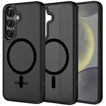 Coque Samsung Galaxy S25 FE Tech-Protect Magmat - Compatible MagSafe - Noir Mat