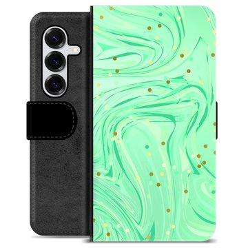 Étui Portefeuille Premium Samsung Galaxy S25+ - Menthe Verte