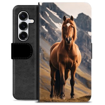 Étui Portefeuille Premium Samsung Galaxy S25+ - Cheval