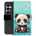 Étui Portefeuille Premium Samsung Galaxy S25+ - Panda
