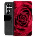 Étui Portefeuille Premium Samsung Galaxy S25+ - Rose