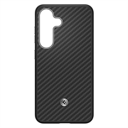 Coque Samsung Galaxy S25+ Spigen Enzo Aramid GP-FPS936PGABW - Noire / Argente
