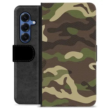 Étui Portefeuille Premium Samsung Galaxy S25 - Camouflage