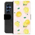 Étui Portefeuille Premium Samsung Galaxy S25 - Motif Citron