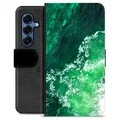 Étui Portefeuille Premium Samsung Galaxy S25 - Vagues