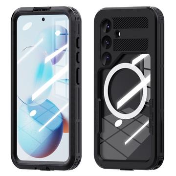 Étui magnétique étanche IP68 Samsung Galaxy S25 Redpepper - Noir