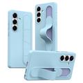 Coque hybride Smart Samsung Galaxy S25/S24 avec poignée debout - Bleue