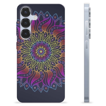 Coque Samsung Galaxy S25 en TPU - Mandala Coloré