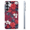 Coque Samsung Galaxy S25 en TPU - Fleurs Vintage