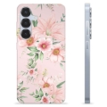 Coque Samsung Galaxy S25 en TPU - Fleurs à L'aquarelle