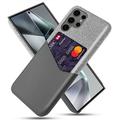 Coque Samsung Galaxy S25 Ultra avec Porte-Cartes KSQ - Grise
