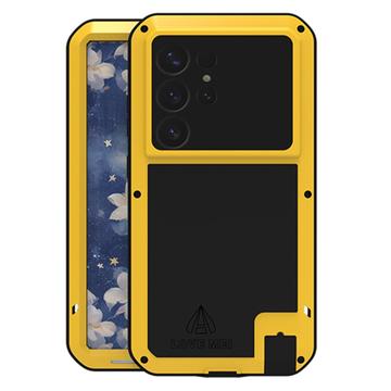 Coque Hybride Samsung Galaxy S25 Ultra Love Mei Powerful - Jaune
