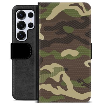 Étui Portefeuille Premium Samsung Galaxy S25 Ultra - Camouflage