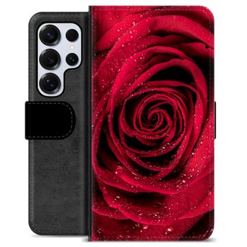 Étui Portefeuille Premium Samsung Galaxy S25 Ultra - Rose