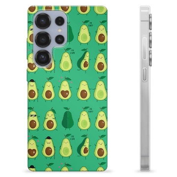 Coque Samsung Galaxy S25 Ultra en TPU - Avocado Pattern