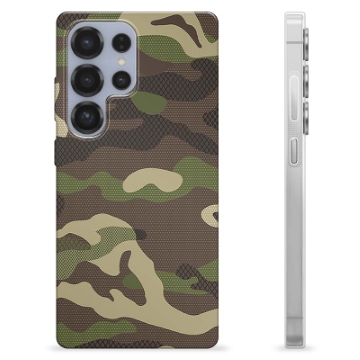 Coque Samsung Galaxy S25 Ultra en TPU - Camouflage