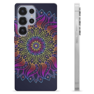 Coque Samsung Galaxy S25 Ultra en TPU - Mandala Coloré