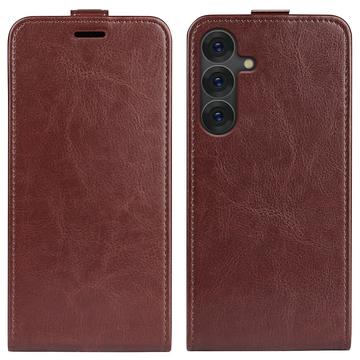 Étui à Rabat Vertical Samsung Galaxy S25 avec Porte-Cartes