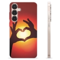Coque Samsung Galaxy S25+ en TPU - Silhouette de Coeur