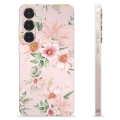 Coque Samsung Galaxy S25+ en TPU - Fleurs à L'aquarelle