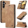 Étui Portefeuille Samsung Galaxy S25+ Caseme Série 013 - Marron