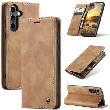 Étui Portefeuille Samsung Galaxy S25+ Caseme Série 013 - Marron