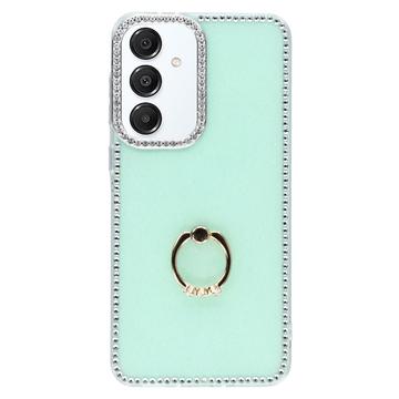 Coque Hybride Samsung Galaxy S25+/S24+ CrystalGlow avec support à anneau