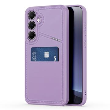 Etui magnétique Samsung Galaxy S25+ Dux Ducis Rafi II avec Kickstand et fentes pour cartes - Violet