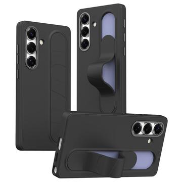 Coque hybride Smart Samsung Galaxy S25+ avec poignée debout - Noire