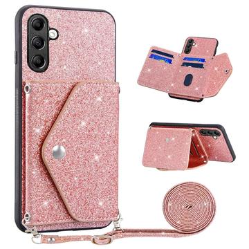 Coque avec Porte-Cartes Samsung Galaxy S26Stardust - Rose
