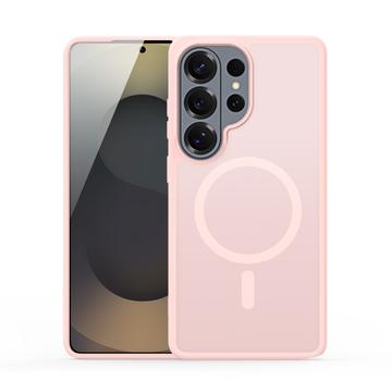 Coque Hybride Samsung Galaxy S26 Ultra Dux Ducis Yind - Compatible MagSafe - Rose Clair