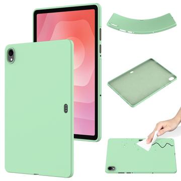 Coque Samsung Galaxy Tab S11 en silicone liquide - Verte